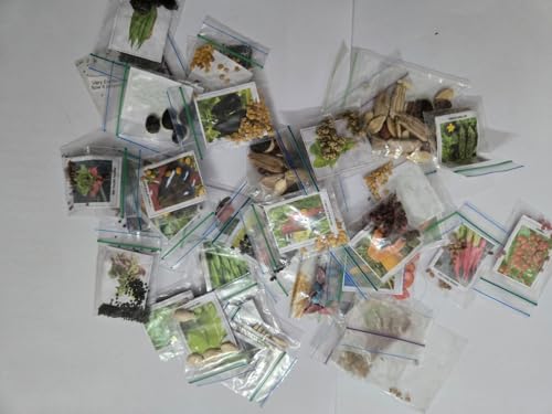 Image of Fresh 50 Variety Vegetable Seeds, 2000+ Organic & Hybrid Seeds, Non-GMO Kitchen Garden Kit for Pots, Balcony, Patio & Terrace, All Season