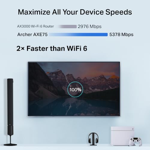 TP-Link AXE5400 Tri-Band WiFi 6E Router, 2025 PCMag Editors' Choice | 2.5Gbps WAN Port for Gaming & Streaming, 6GHz Band, 160MHz, OneMesh, Dual-Core CPU, VPN & WPA3 (Archer AXE75) - image 6