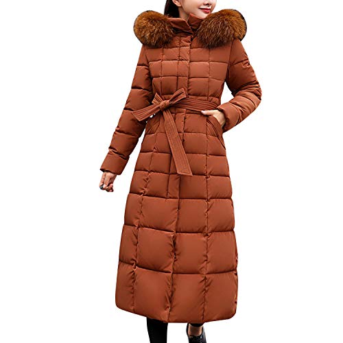 SOLY HUX Damen Leichtmantel Mit Gürtel – Langer Casualmantel Für Herbst, Übergangsjacke Open Front