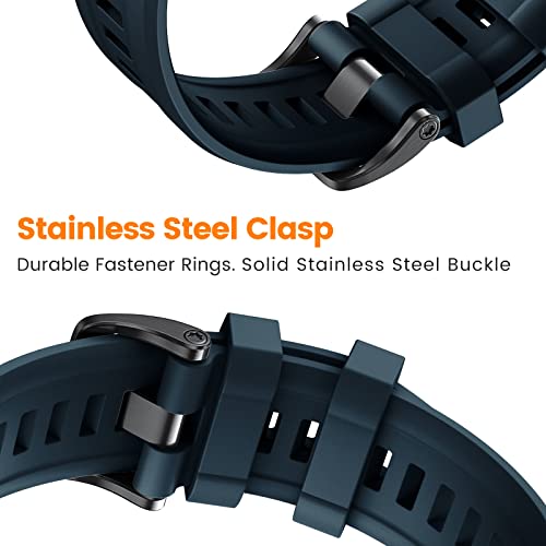 Watch Strap for Garmin Fenix 7X Pro/6X Pro, 26mm QuickFit Replacement Band for Garmin Fenix 7X/6X/5X/5X Plus/3/3 HR - Image 2