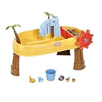 Little Tikes Island Wavemaker Water Table Playset. Outdoor Garden Toy, Safe, Durable and Portable Toddlers Table. Sensory Toy for Garden Activity, Encourages Creative Play, For Ages 24 Months+
