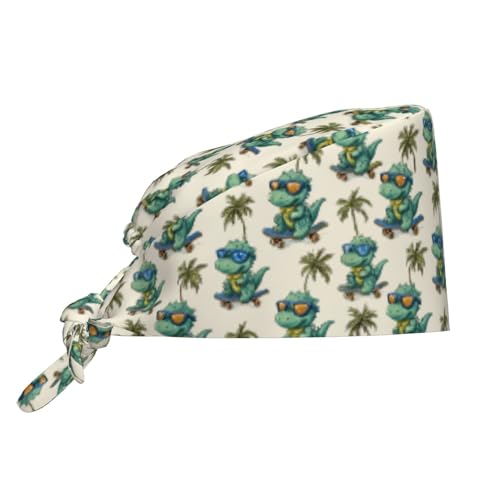 Image of Adjustable Scrub Cap with Sweatband, Breathable Working Hat for Men /Women