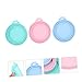 Parliky 3Pcs Silicone Pet Can Covers Dog Food Can Lids Fresh-Keeping Sealers Flexible Multi-Colored Reusable Stretch Seal Lids for Pet Food Storage