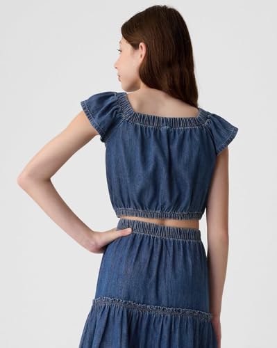 Image of GAP Girl's Count Relaxed Fit Blouse
