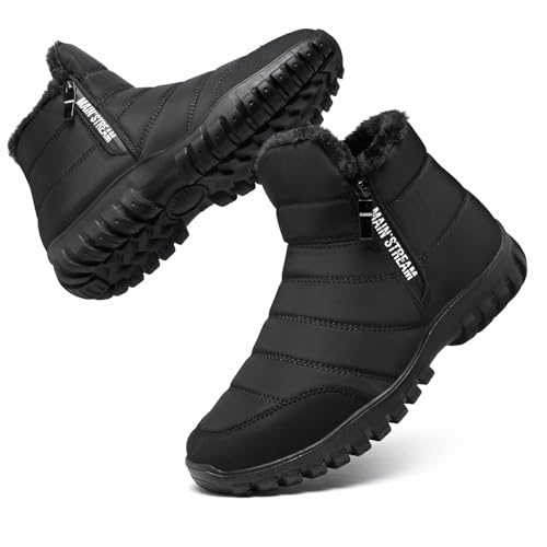 Hanani Winterstiefel Herren Winterschuhe Schneestiefel Warm Gefüttert...