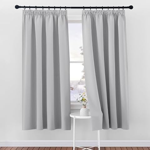 PONY DANCE Thermal Pencil Pleat Curtains Cover