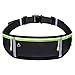 Laufgürteltasche für Handy Herren Damen, wasserdichte Hüfttasche, Laufgürtel zum Wandern Fitness, verstellbare Lauftasche, Handyhalter Zubehör für iPhone Samsung (Schwarz-2)