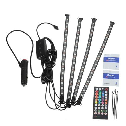 LIFKOME Car Interior LED Strip Lights Multicolor Trim Lights with Remote Control App High Brightness Easy Installation for Ambiance Your Vehicle
