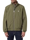 Calvin Klein Ls Ripstop Padded Harrington JKT Lv04Re515G Vestes, Beige (Fatigue), M Homme