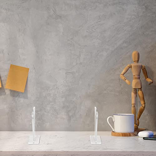 Suclain 2 Pairs Acrylic Knife Display Stand Fixed Blade Knife Collection Display Stand Holder For Single Knife Sword Table Rustic Cabin Home Decoration #TOP6