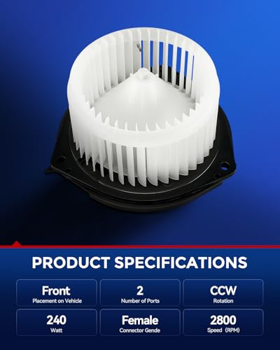 Image of KAX AC Blower Motor for Chevy Impala 2004-2013, Impala Limited 2014-2016, Monte Carlo 2004-2007,Buick Lacrosse 2005-2009,Pontiac Grand Prix 2004-2008 HVAC Heater Blower Motor Replaces# 700107 75753