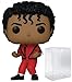 POP Rocks: Michael Jackson - Thriller Funko Vinyl Figure (Bundled with Compatible Box Protector Case), Multicolored, 3.75 inches