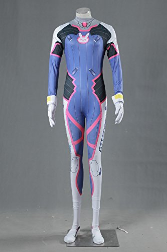 Ourcosplay Women's Dva Bodysuit Cosplay Costume With Gloves Socks (Women Us 2Xl) #TOP1