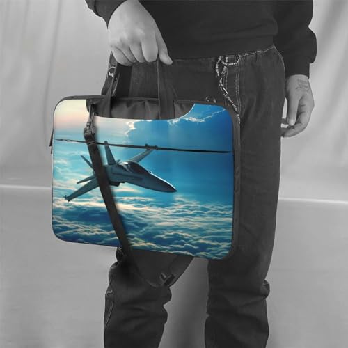 Bolso para portátil AMAZWI para jets de combate de avión miniatura 2