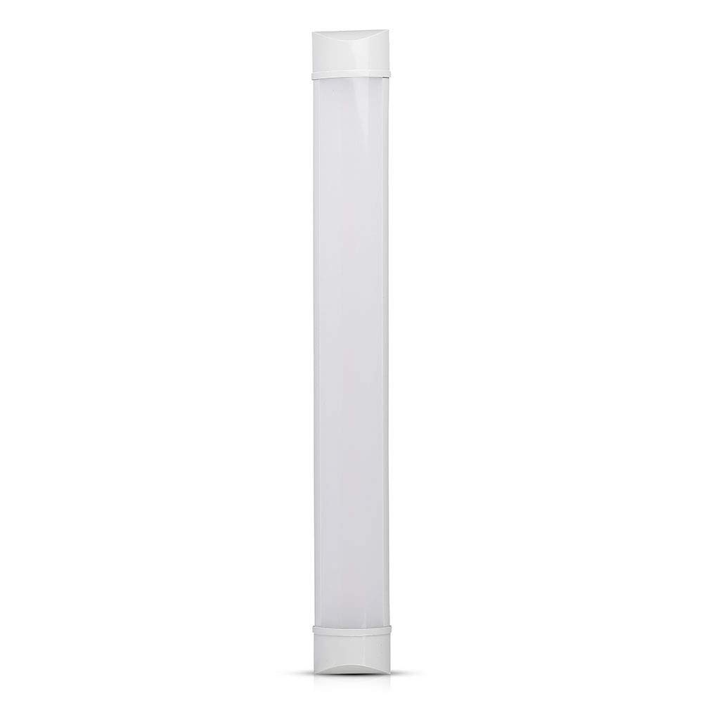 V-TAC40W 4Ft Led Batten Fittings Integrated Tube Lamp 6400K White 1200X74X24Mm Wall And Ceiling Lighting 30000H Long Lifespan