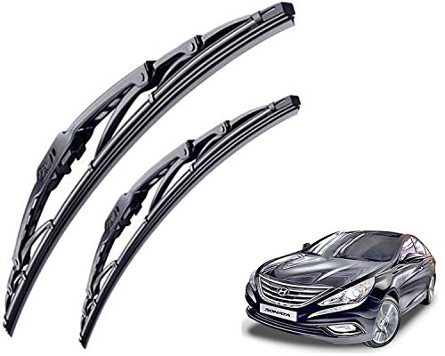 Image of WolkomHome High Performance OE Car Wiper Blade Replacement set of 2 Pc Right 21 inch Left 19 inch for Hyundai Sonata Fluidic