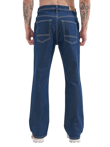 Image of Highlander Men Men's Straight Relaxed Fit Jeans | Stretchable | Everyday Comfort & Style| Jeans for Man|Premium Cotton Blend