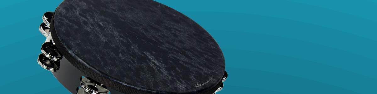 REMOTambourine Wild 10" Double Row TA-8210-70-SD015, black