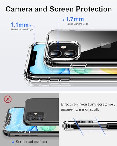 Image of HOOMIL Case for iPhone 11, Anti-Yellowing, Crystal Clear
