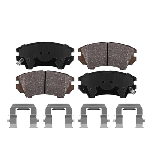 Image of Detroit Axle - 3.6L Brake Kit for 2010-2015 Chevrolet Camaro, Front & Rear Disc Brake Rotors Ceramic Brakes Pads 2011 2012 2013 2014 Replacement: 12.64 inch inch FRONT, 12.40'' inch REAR Rotor
