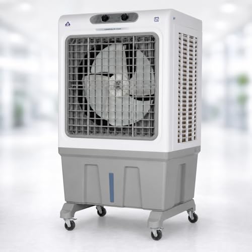Image of Navigator 130 Air Cooler | 130L Tank | 4800 m /hr Air Flow | 21 Inch Fan | Heavy Duty Motor | Ice Chamber | Honeycomb Pads | Desert Cooler for Home & Commercial Use