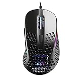 Xtrfy M4 RGB Ultraleichte Gaming-Maus, Schwarz, XG-M4-RGB-BLACK