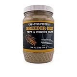 Five-Star Feeders Roach Breeder Diet – Part 2: Protein Blend – Breeder-Optimized Formula for Dubia Roaches and Feeder Insects – 10 oz Plastic Jar