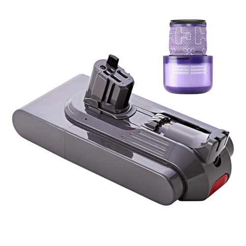 ダイソン互換 V11 SV15 バッテリー 掃除機 交換用バッテリー 4000ｍAh 長寿命電池 日本企業 過電流/過放電/過充電/高温などの各種安全回路 V11 Absolute Extra Fluffy Animal Pro+ Complete Motorhead Cleaner 25.2v PSE認証済み ポストフィルター 付き (V11 SV15 ボタン脱着式)