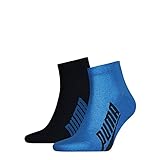 PUMA Bwt Lifestyle Calcetines, Navy/Grey/Strong Blue, 35/38 Unisex ni&ntilde;os