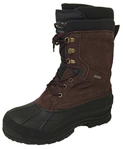 G4U-Cxl C-08S Men's Winter Boots Hiking 10" Leather Waterproof Thermolite Insulated Snow Shoe (10 D(M) Us, Brown) #TOP1