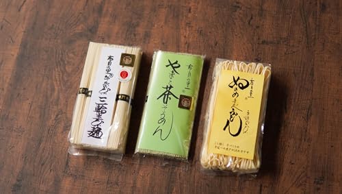 布目の里 手のべの糸[うどん・そうめん3種セット]