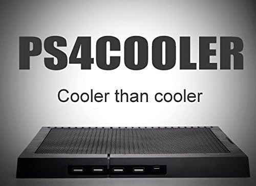 P4COOLER PS4 Horizontal Stand External Cooler Cooling Pad Cooling Fan Chill Mat with 4 ports USB Hub For PlayStation 4 Gaming Console