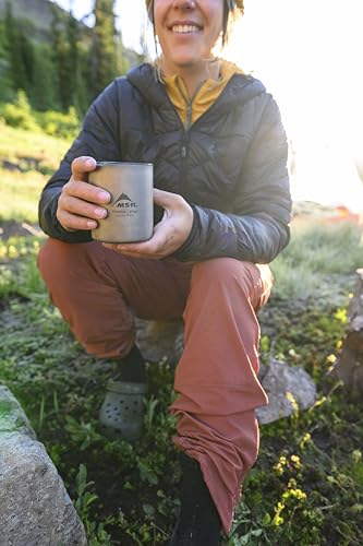 Image of MSR Titan Ultralight Titanium Double Wall Camp Mug with Lid
