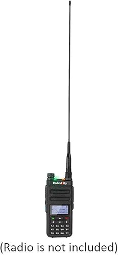 Miniatura 5 de Radioddity RD-332 - Antena de alta ganancia SMA de 14.96 pulgadas para radio portátil de doble banda Radioddity GM-30 GD-77 GD-77S VHFUHF