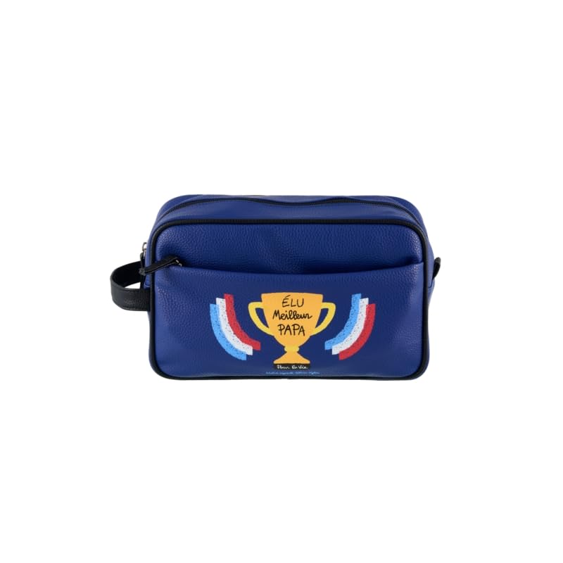 Cadeau fête des pères trousse de toilette Karim Elu Meilleur Papa