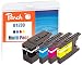 Produktbild Peach B1220/1240/1280 Spar Pack Druckerpatronen XL (BK, C, M, Y) ersetzt Brother LC-1280XLVALBP für z.B. Brother MFCJ 5910 DW, Brother MFCJ 6510 DW, Brother MFCJ 6910 DW, Brother MFCJ 6710 DW