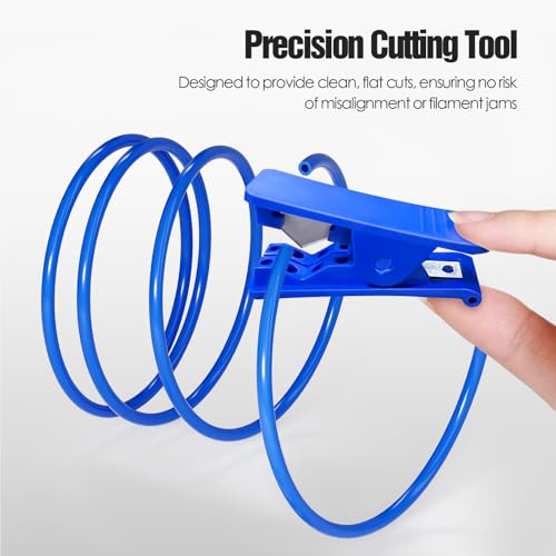 HANGLIFE Bowden Tube Kit, PTFE Tube for 1.75mm Filament with PC4-M10 & PC4-M6 Tubing Connectors, Cutter Included – 3D Printer Accessories for Creality Ender 3/3 Pro/3 V2/5/5 Pro/CR 10 & More - Image 6