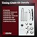 cciyu Timing Chain Kit & Water Pump Sets for 2002-2007 for Nissan 350Z Altima Maxima Murano 2003-2005 for INFINITI FX35 G35 3.5L 3498CC V6 GAS DOHC OE# TKNI037 9-0720S AW9426
