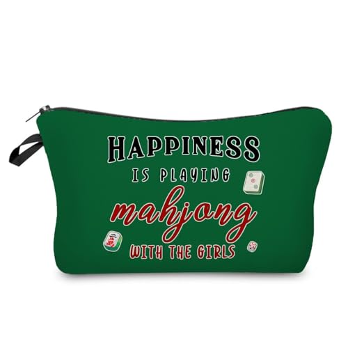 Livel lhood Bolsa cosmética con diseño Mahjong