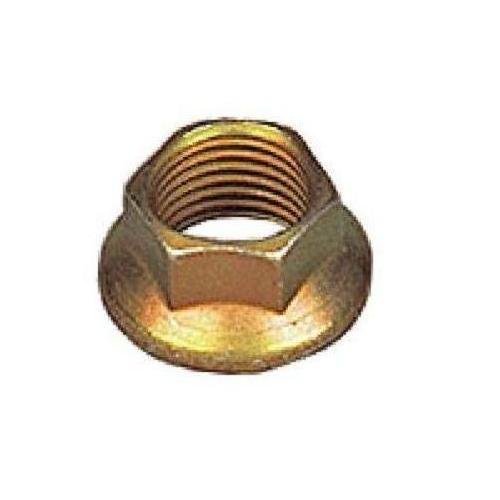Steel Hex Flange Nut, Cadmium Plated Finish, SelfLocking Distorted