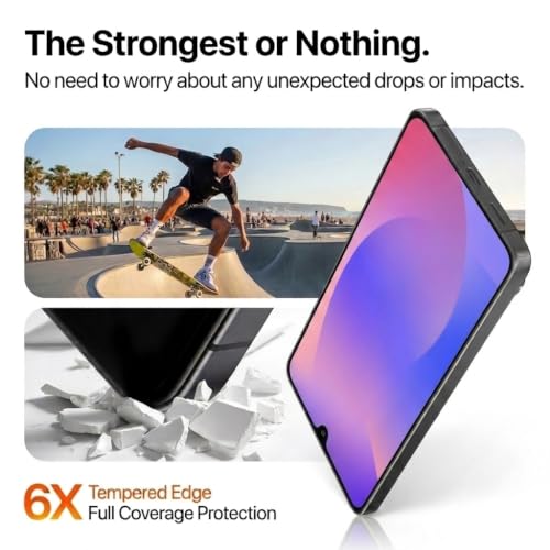 Image of Tempered Glass Screen Guard for Samsung A17, M17, F17, M36 | Anti Reflection Technology, Military Grade, Extreme Touch Response, Easy Install Kit