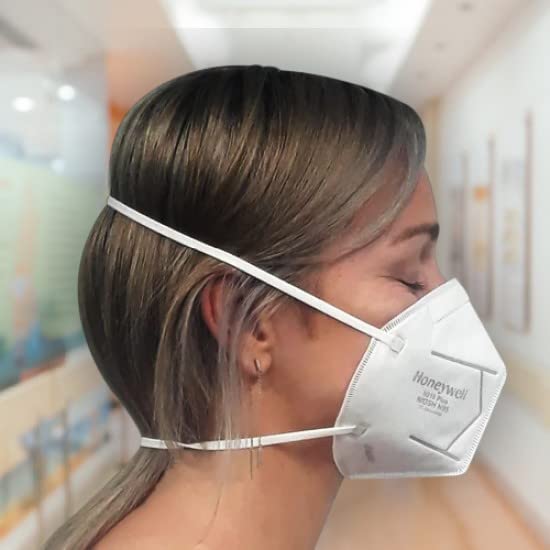 Honeywell H910 Plus N95 NIOSH Certified Disposable Respirator (White, Filter Efficiency 95%, Pack of 4) for Unisex