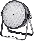 BETOPPER Mini DJ Par Light, 60x3W RGB Par Can Wash Lights Slim LED Stage Lighting Super Bright DMX 512 for Bar, Party, Wedding, Disco, Club, Shows, Recording Studio etc