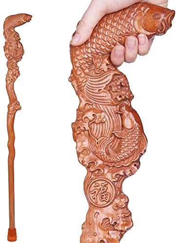 Cannes en bois de marche sculptées cadeau idéal homme et femme élégant