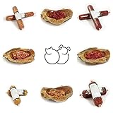 🐱 QUALITÄT GARANTIERT: Frostfutter Perleberg eBARF Katzen-BARF Komplett-Paket (4,5kg). Dieses Paket enthält die Fix-BARF Komplett-Menüs Huhn/Rind, Geflügel pur, Rind/Pferd und Pute/Alaska-Seelachs.