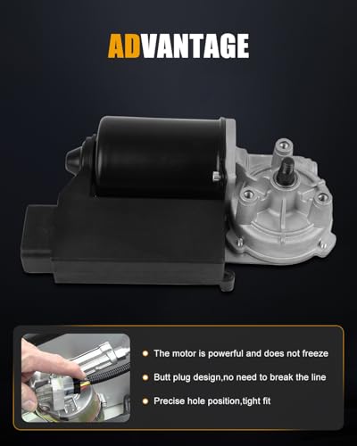 Image of ROADFAR Front Windshield Wiper Motor Fit for Saturn SC SL SL1 SW1 1993-2000 | For Saturn For SC For SC1 SC2 1993-2000|For SL For SL1 For SL2 1991-2000|For SW1 For SW2 1993-2000|Replace 21049032|5 Pins