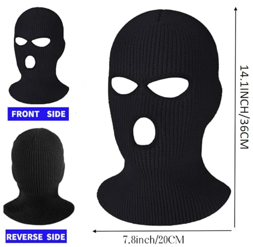 Aaesg 3 Holes Ski Balaclava Face Mask thumb #4