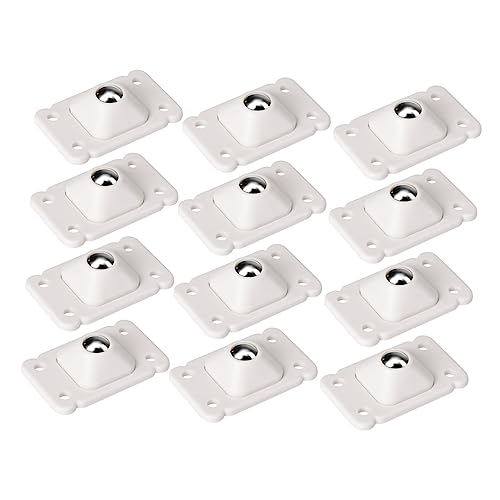 FUNOMOCYA 12Piezas Adhesivas Giratorias de Mover Cajas de Almacenamiento Basura Resistente y Duradero Superficies