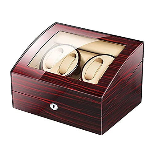 FYRMMD Automatic Watch Winder 4+6 Watch Winder Box Dual Power Supply Piano Paint Exterior Quiet Motor Flexible Watch Pillow Interesting Life Chen (B) Cover