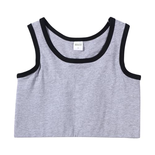 Image of Women Transgender Tomboy FTM Pull On Closure Elastic Chest Binder Pullover Tank Top